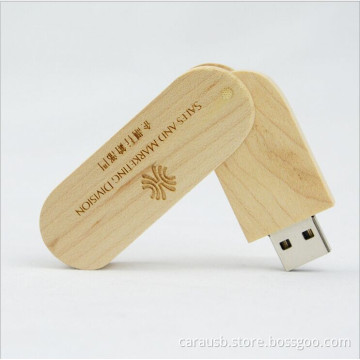 CaraUSB custom DIY wooden bamboo U disk 16GB USB green gift ideas personalized birthday gift engraved logo